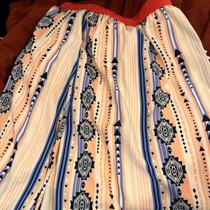 Cutest stretchy band skirt with spring colors!